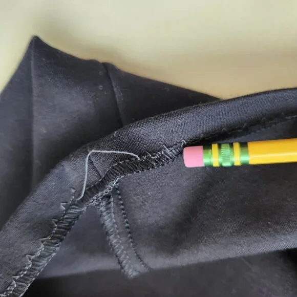 Lands End Black Ponte Sleeveless Sheath Dress Office Work Party Classic Elegant - Picture 10 of 13